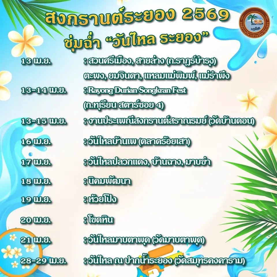 เทศกาลวันไหลสงกรานต์บ้านฉาง